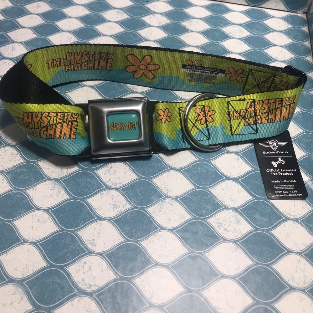 NWT Buckle-Down Dog Collar Scooby Doo Large
